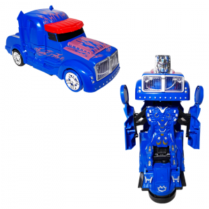 CARRO TRANSFORMERS OPTIMUS PRIME DE PILAS (Se transforma de verdad)