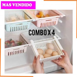 Organizador Cesta Multiusos Expandible Neveras Escritorios