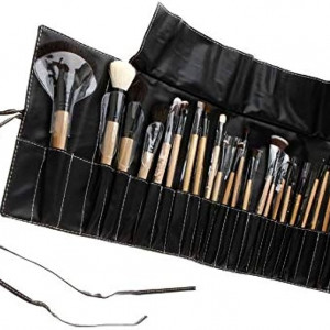 Juego de 24 brochas de maquillaje para cabello de cabra.