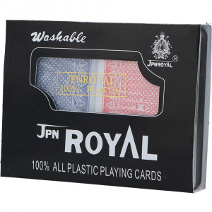 Juego De Azar Cartas Naipe Poker Washalle Original Royal 2 Unidades 55 Cartas Plástico