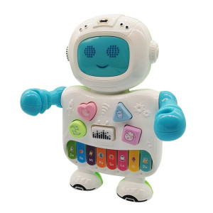Robot Didáctico con Luz y Sonido: Juego Educativo para Niños con Luces y Sonidos