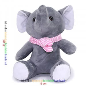 Peluche en forma de elefante (con bufanda)