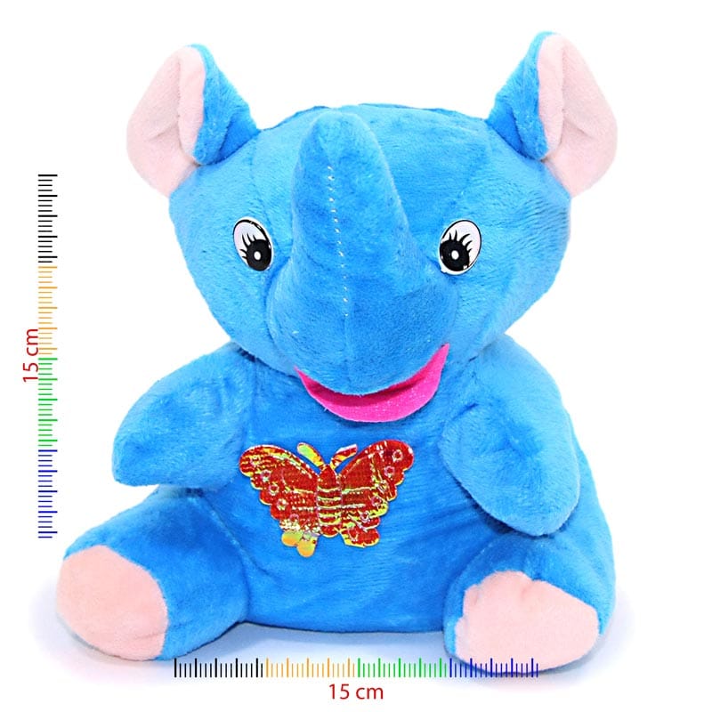 Peluche de elefante con mariposa