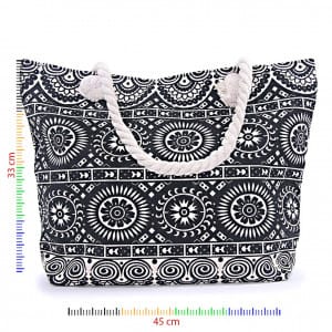 Bolso playero estampado