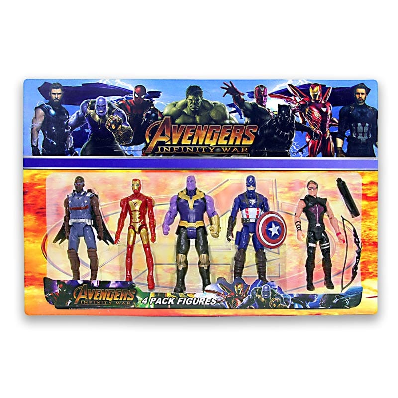 Set de figuras de acción de Avengers