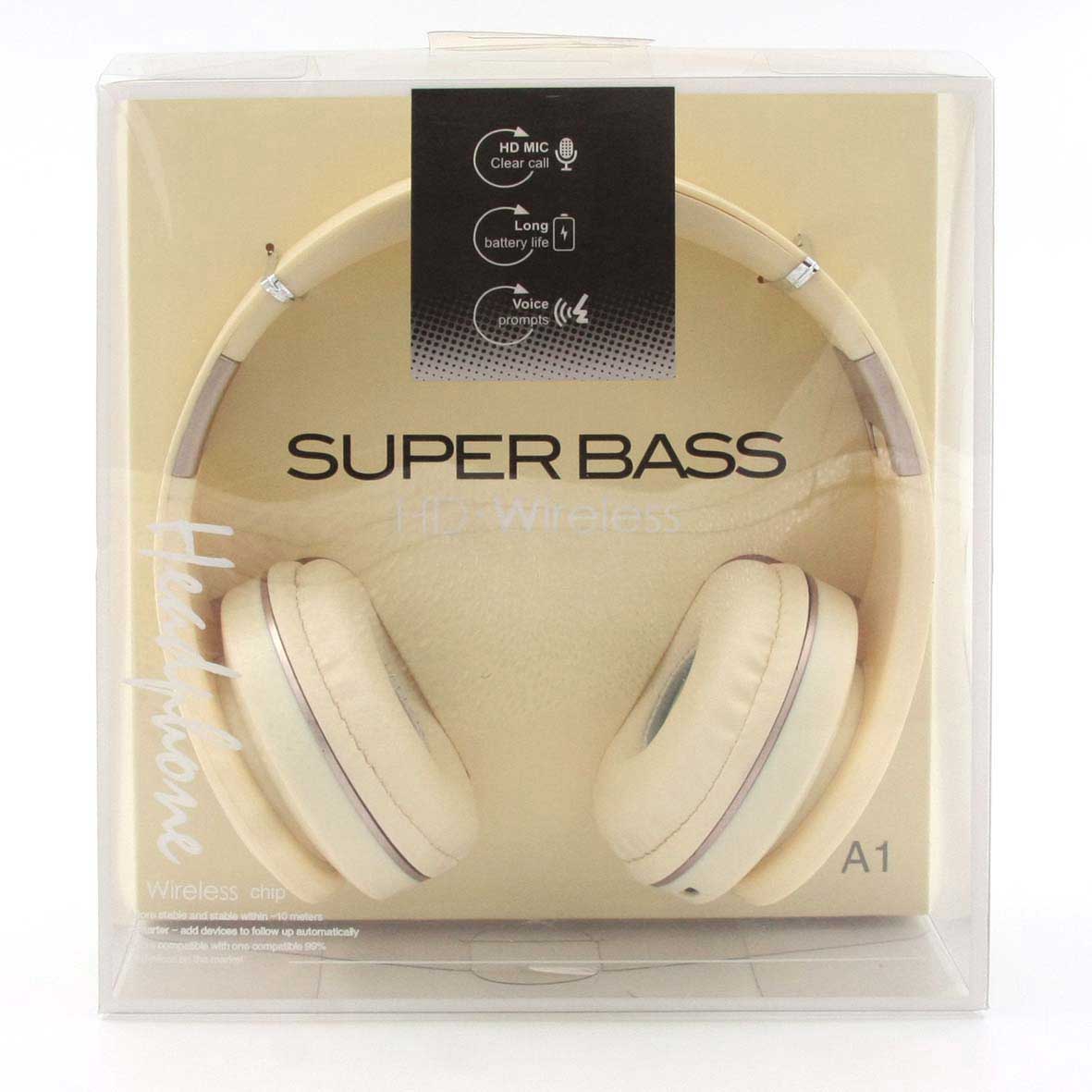 Auricular HD Super Bass con Micrófono Inalámbricos bluetooth