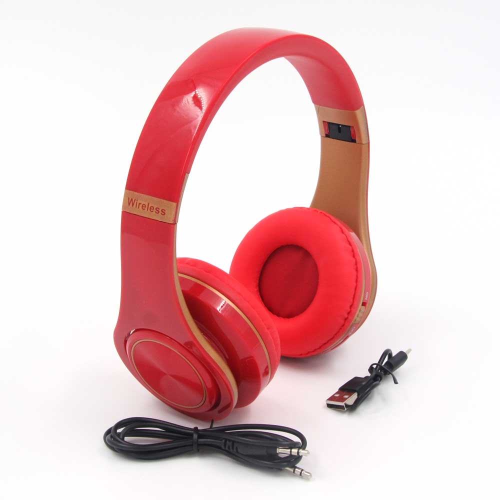 Compre Auriculares Inalámbricos Por Encima Del Oído, Diadema Bluetooth y  Auriculares Inalámbricos de China por 6.5 USD