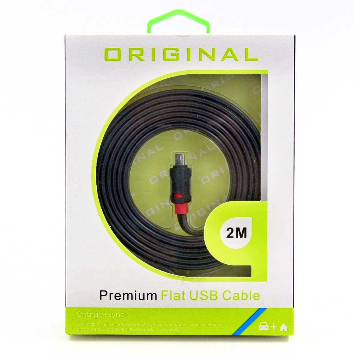 Cable USB premium de 2m para carga y sincronización relámpago - ORIGINAL