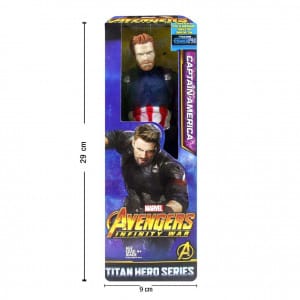 Muñeco Capitán América Articulado de Marvel Avengers Infinity Wars de Colección sin Accesorios