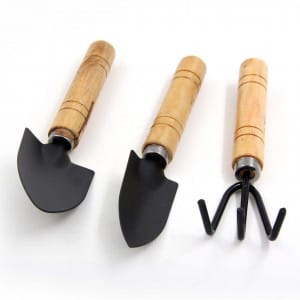 Set de 3 mini herramientas para jardinería