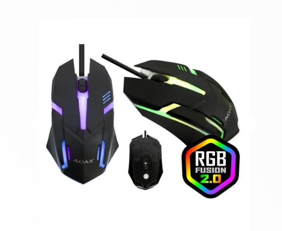 Mouse Gamer Con Luces RGB Conexión USB