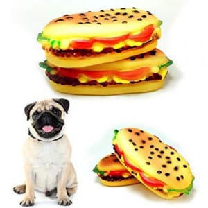 Juguete chillón con forma de Sándwich para mascotas