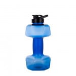 Botella de agua deportiva con forma de mancuerna de 1.5L