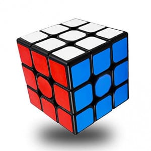 Cubo Rubik 3x3 Original  Alto Rendimiento Fondo negro QY W Speed Cube