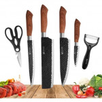 Juego De Cuchillos En Acero Inoxidable Marca Everrich 6 Piezas  Chef Profesional