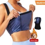 Faja Sauna Reductora Termica Camiseta Shaper Para Mujer TAllA  L/XL