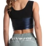 Faja Sauna Reductora Termica Camiseta Shaper Para Mujer TAllA  L/XL