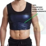 Faja Sauna Reductora Termica Camiseta Shaper para Hombre Talla S/M