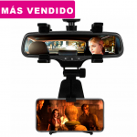 Soporte Holder Horizontal Para Celular En Espejo Retrovisor De Carro